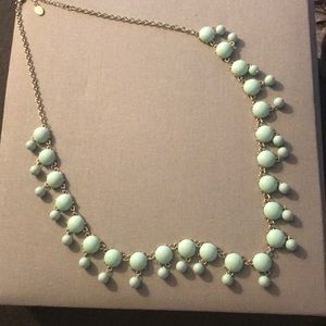 Beautiful gold and mint green necklace